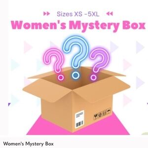 Women's Mystery Box 5 items, you pick the sizes. Free jewelry item included